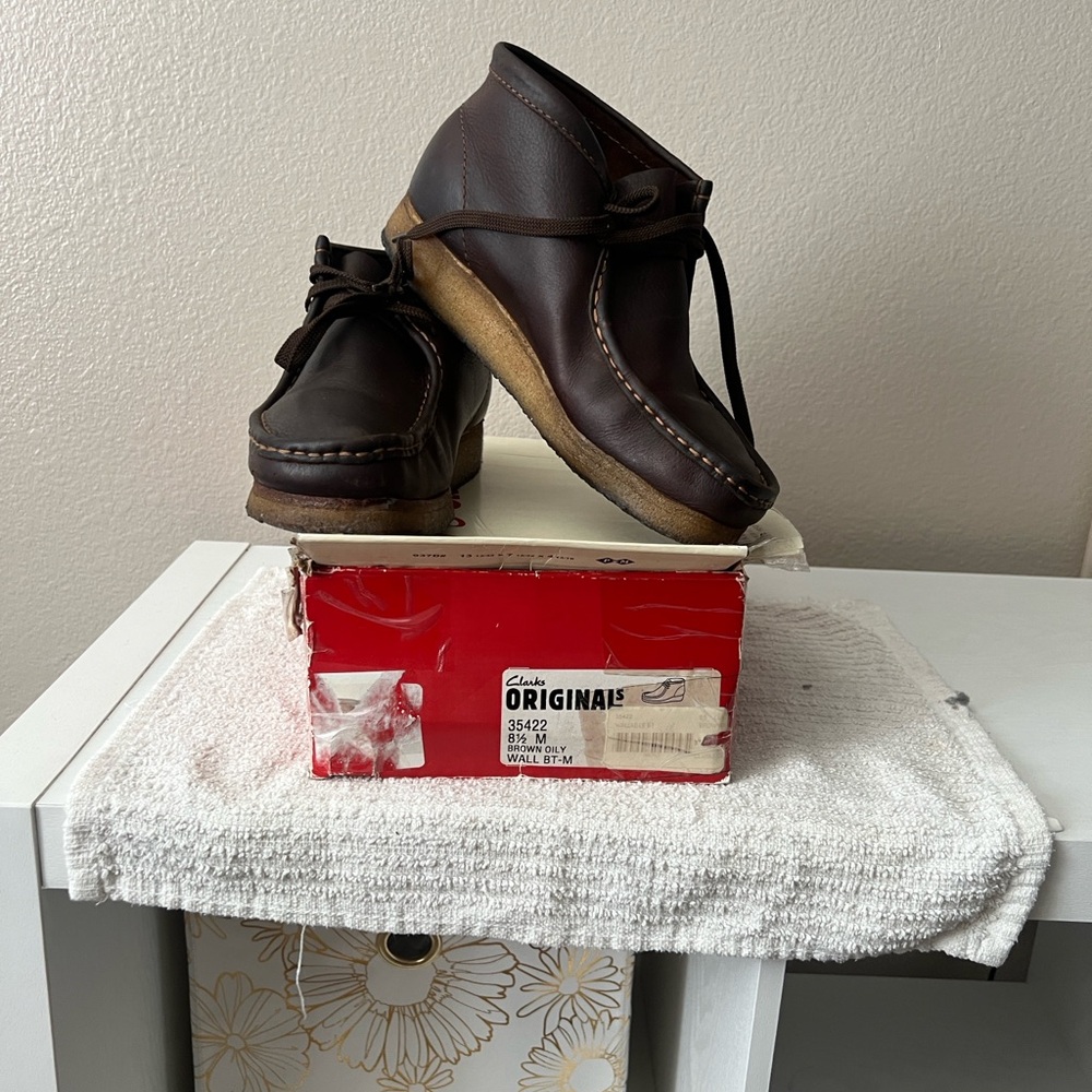 Clarks Dark Brown Chukka Boots